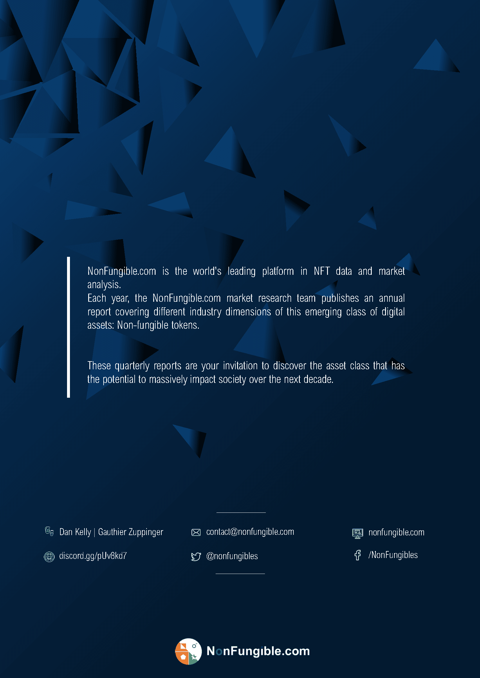 Quarterly NFT Market Report