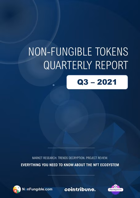 2021 Q3 NFT Market Report cover